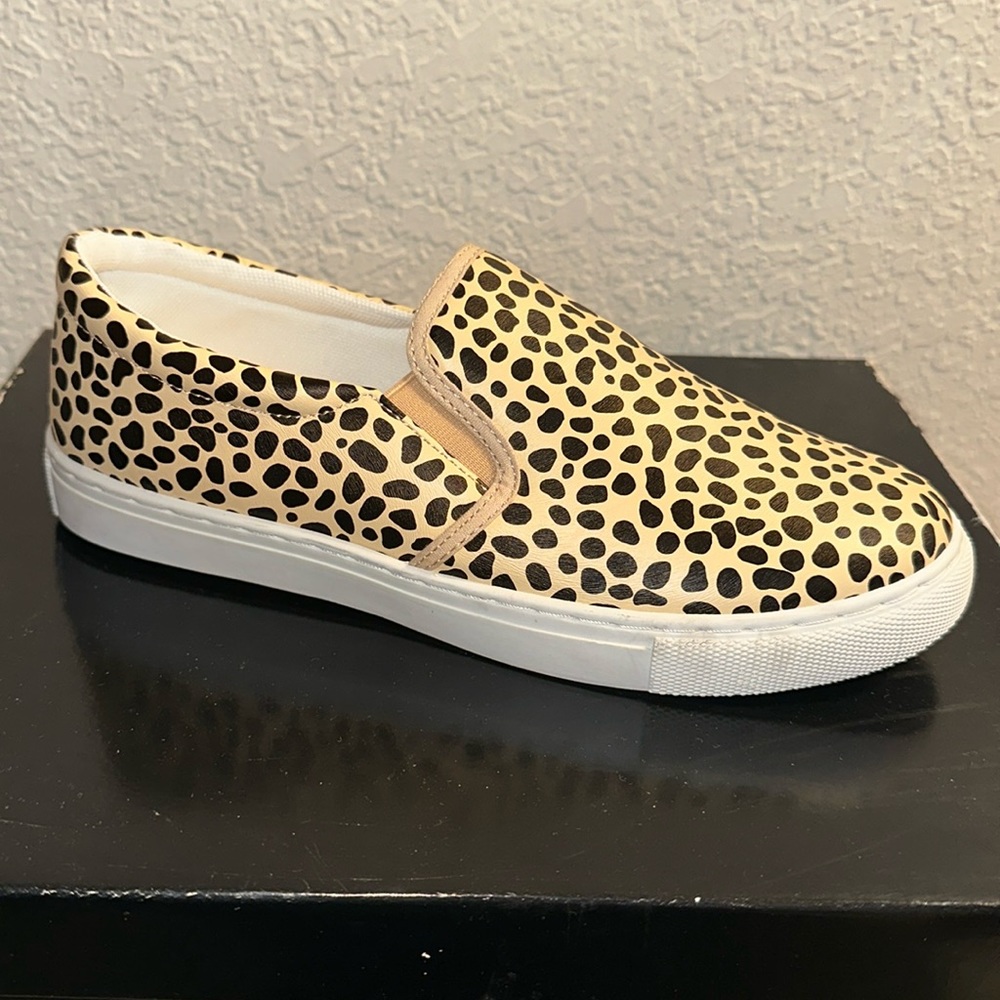 Women’s Pierre Dumas Traveler 4 Slip-On Cheetah Print Shoes 9M - Picture 4 of 9